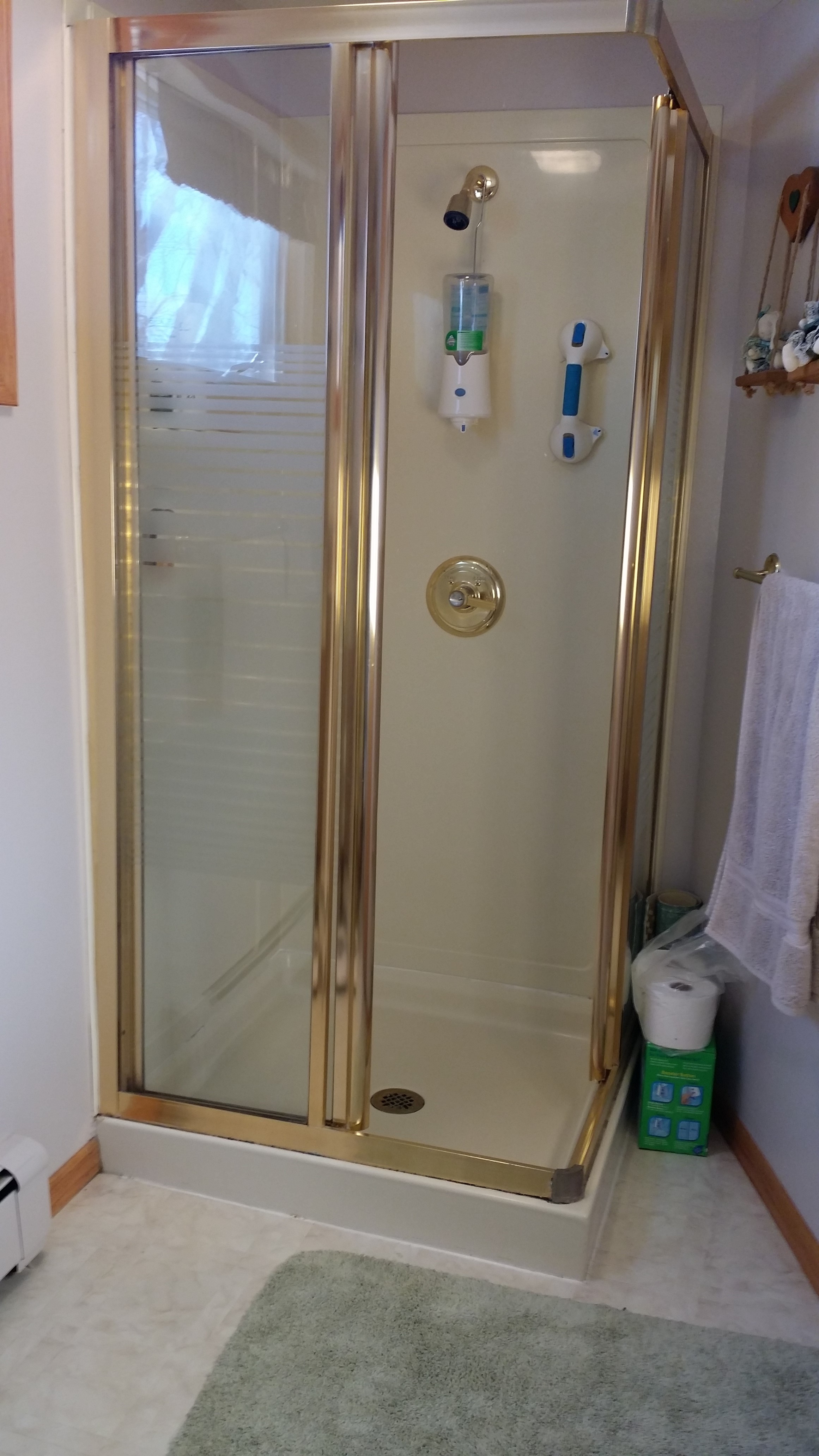 Custom Shower & Roman Walls 